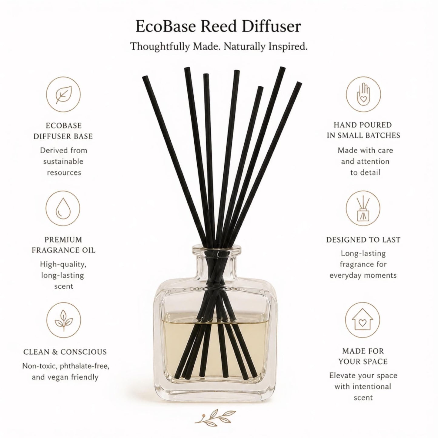 Coastal Drive Reed Diffuser – Sea Salt, Ocean Air, Citrus, Musk Home Fragrance
