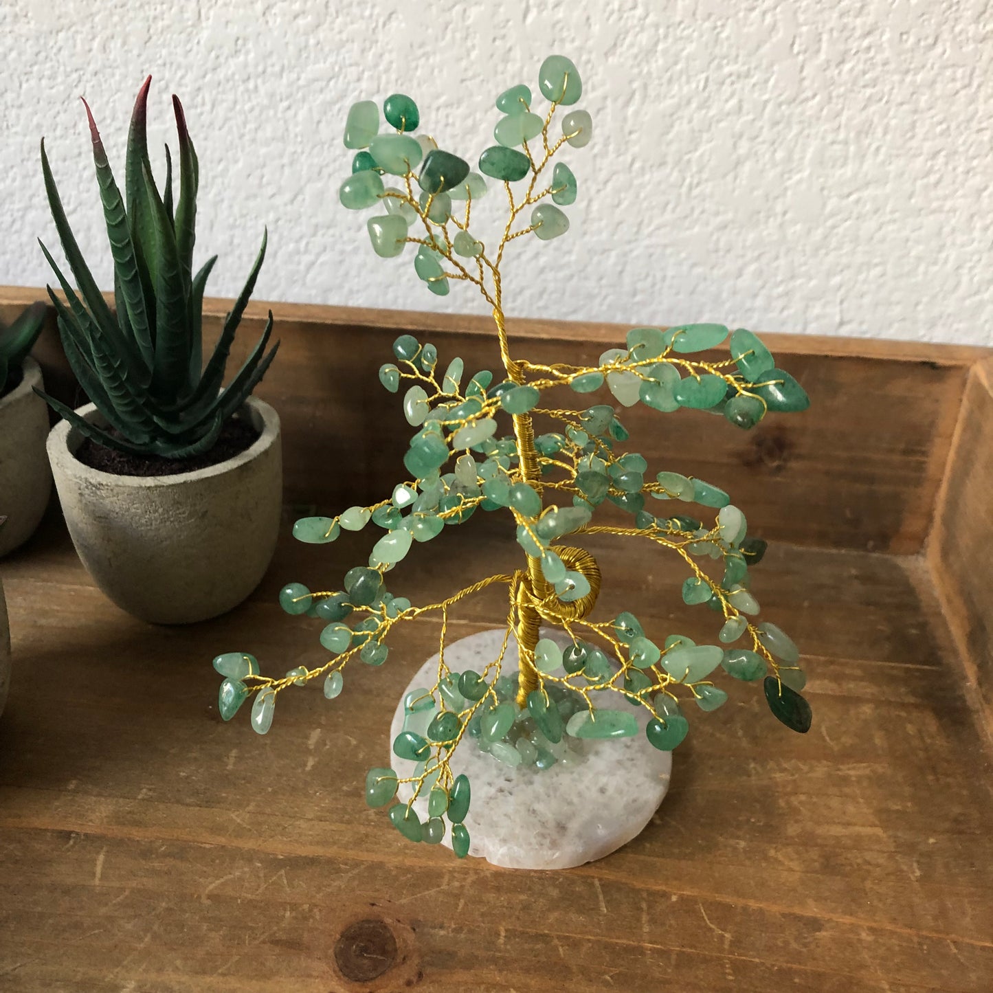 Green Aventurine Crystal Tree – Curated Gift for Growth, Abundance, Positive Energy