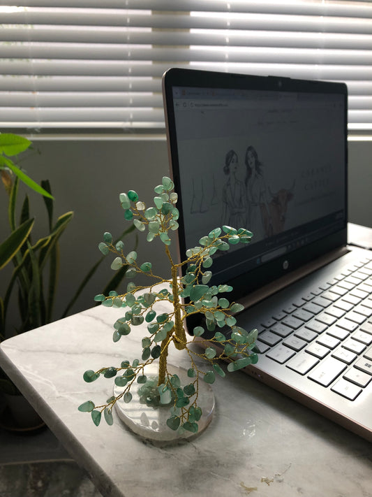 Green Aventurine Crystal Tree – Curated Gift for Growth, Abundance, Positive Energy