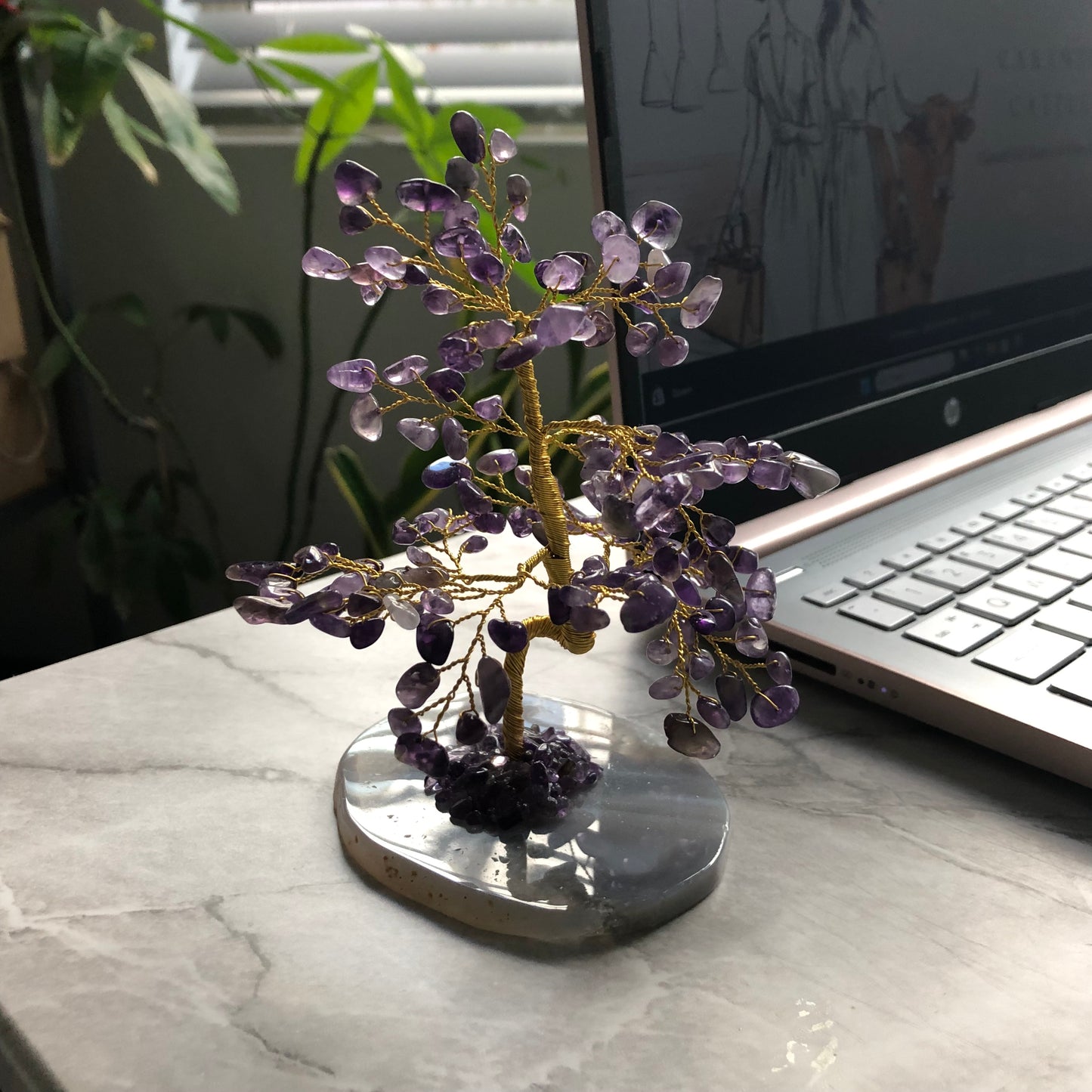 Amethyst Crystal Tree – Curated Gift for Calm and Mindful Spaces