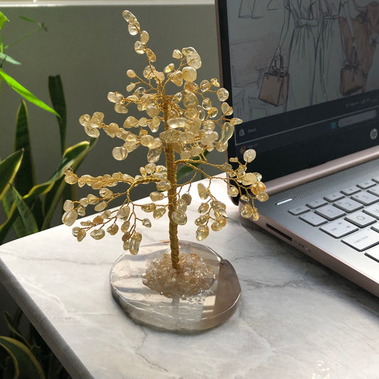 Citrine Crystal Tree – Curated Gift for Joy and Positive Energy