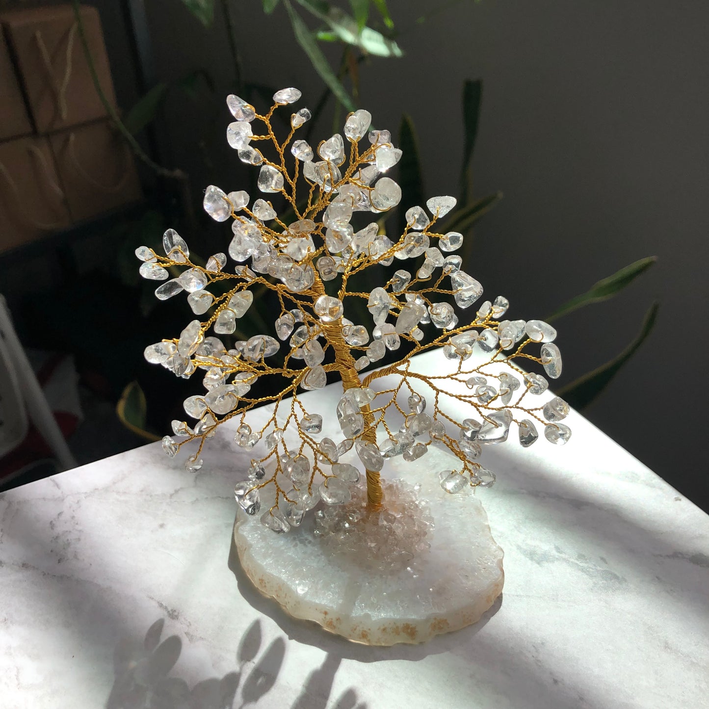 Clear Quartz Crystal Tree – Curated Gift for Clarity & Elegant Home Décor”