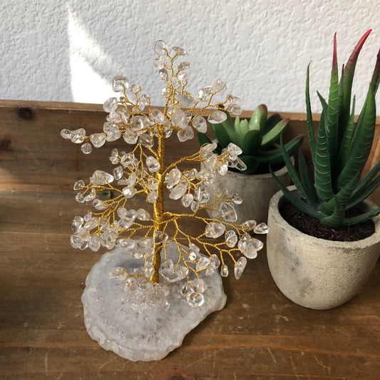 Clear Quartz Crystal Tree – Curated Gift for Clarity & Elegant Home Décor”