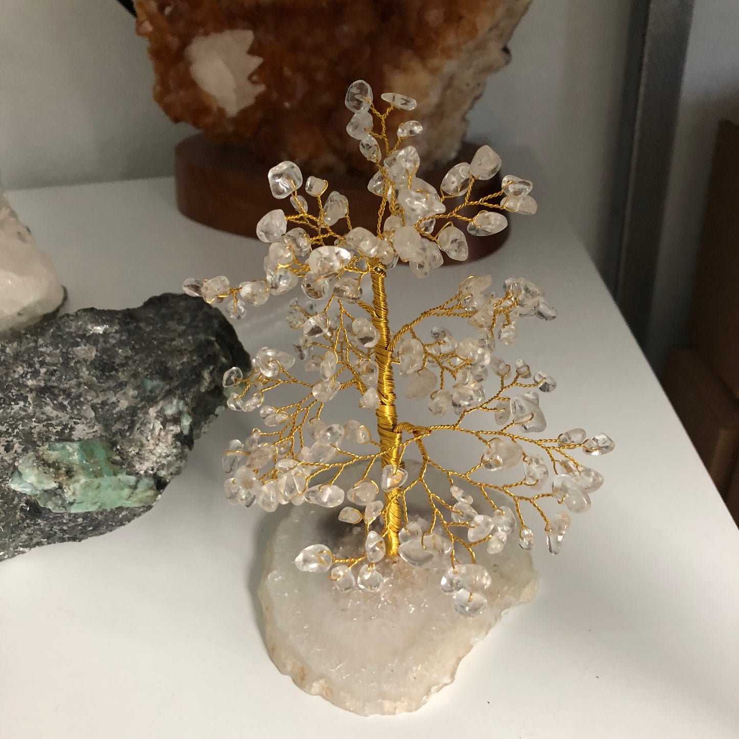 Clear Quartz Crystal Tree – Curated Gift for Clarity & Elegant Home Décor”